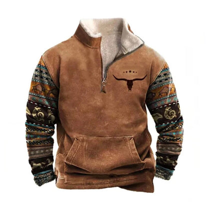 ELIOT™ - Mit Fleece gefüttertes Sweatshirt mit lässigem Reißverschluss